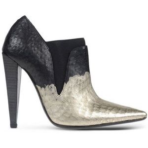 Vic  Matie Gold Toe Booties, Size 37